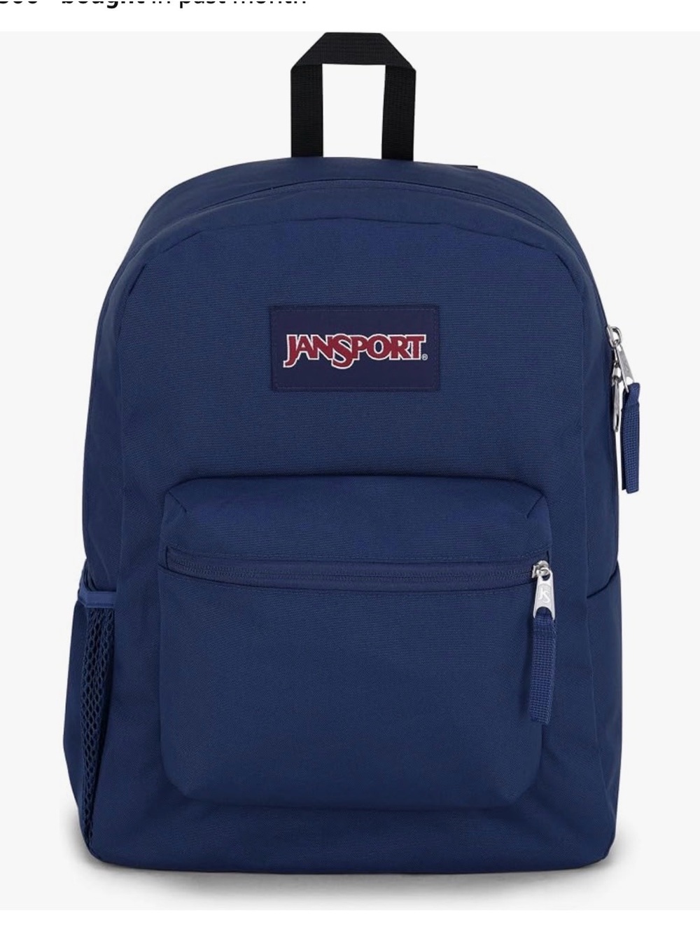 Jansport Navy Classic Daypack with Front Zip Pocket